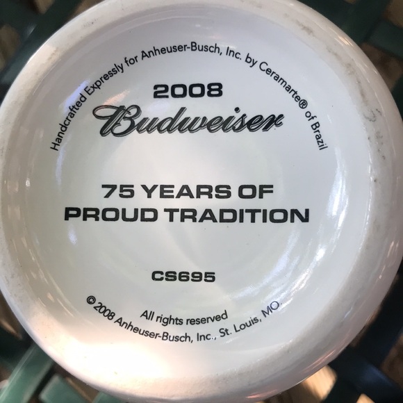 Budweiser Clydesdales 2008 Holiday Stein- 75th Anniversary New in Box - Picture 9 of 12